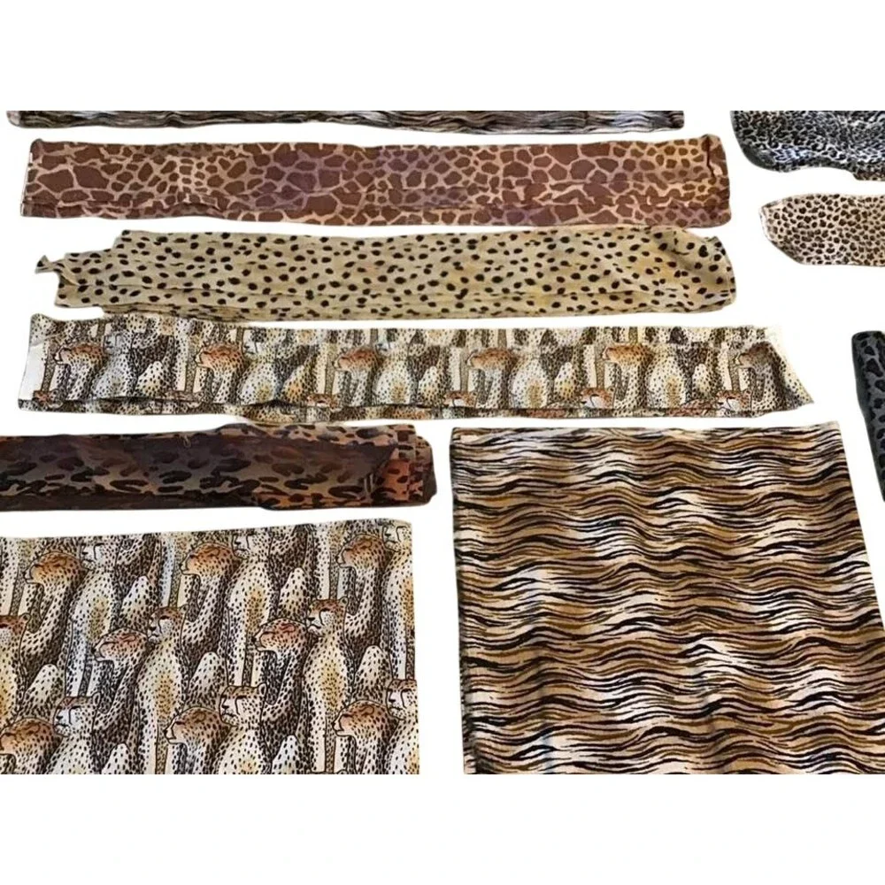 Wild African Animals Skin Print Quilt Fabric Debbie Mumm Timeless Lot Tiger Cats